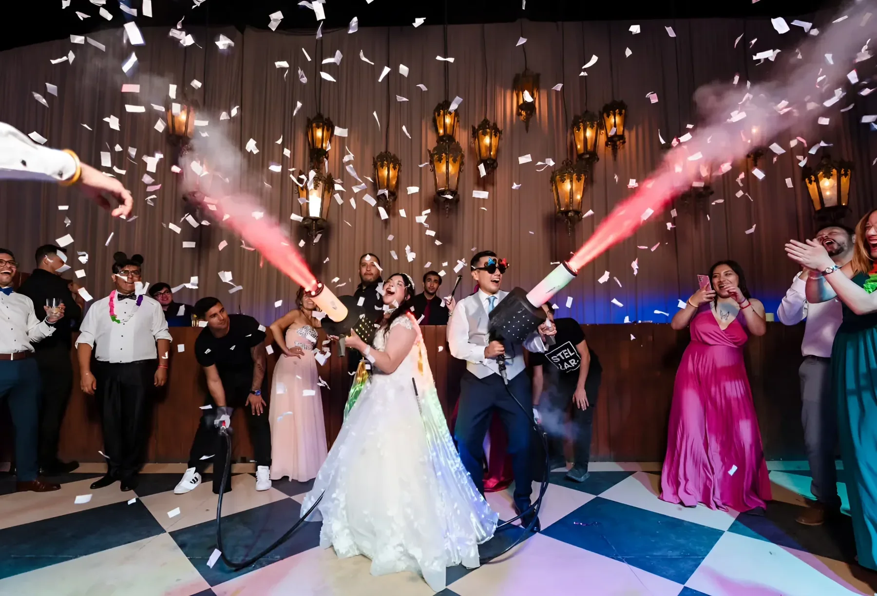 Pistolas de CO2 Confetti